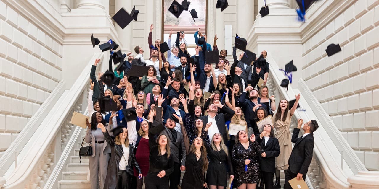 bandeau évènement entreprise, remise de diplômes